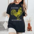 Farmer Ideas For Chicken Lover Backyard Farming Women's Oversized Comfort T-Shirt Black