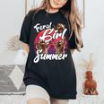 Feral Girl Summer Vintage Feral Girl Summer Raccoon Women's Oversized Comfort T-Shirt Black