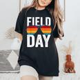 Field Day Colors Quote Sunglasses Boys And Girls Women's Oversized Comfort T-Shirt Black