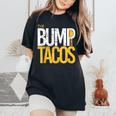 Baby Boy Girl Bump Taco Pregnant For Her Women's Oversized Comfort T-Shirt Black