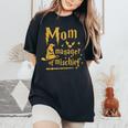 Magical Mom Manager Of Mischief Mother's Day Women's Oversized Comfort T-Shirt Black