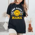One Happy Dude Mama 1St Birthday Family Matching Women's Oversized Comfort T-Shirt Black