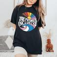 The Future Is Inclusive Lgbt Pride Month Flag Rainbow Women's Oversized Comfort T-Shirt Black