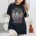 Geisha Vibe Woman Asian Japanese Wave Vintage Sakura Women's Oversized Comfort T-Shirt Black