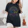 This Girl Glows Cute Girl Woman Tie Dye 80S Party Team Women's Oversized Comfort T-Shirt Black