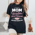 Great Grandma Nothing Scares Christmas Birthday Women's Oversized Comfort T-Shirt Black