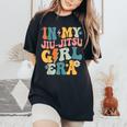 Groovy In My Jiu Jitsu Girl Era Jiu Jitsu Girl Women's Oversized Comfort T-Shirt Black