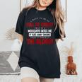 Holy Bible There Is Power In The Blood Prayer Women's Oversized Comfort T-Shirt Black