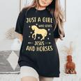 Horse For Girls Ns Horse Lovers Women's Oversized Comfort T-Shirt Black