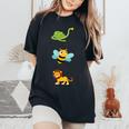 Hose Bee Lion Cute Women's Oversized Comfort T-Shirt Black