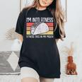 I'm Into Fitness Taco In My Mouth Youth Food Meme Women's Oversized Comfort T-Shirt Black