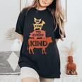 Be Kind To Every Kind Vegan Vegetarian Animal Lovers Women's Oversized Comfort T-Shirt Black