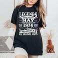 Legends Since May 1974 Vintage 50Th Birthday Women Women's Oversized Comfort T-Shirt Black
