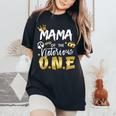 Mama Of The Notorious One Old School Hip Hop 1St Birthday Women's Oversized Comfort T-Shirt Black