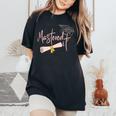 Master Degree Woman Graduate Mba Graduation 2024 Mastered It Women's Oversized Comfort T-Shirt Black