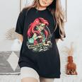 Mermaids Rock Gothic Dark Metal Goth Tattoos Girl Women's Oversized Comfort T-Shirt Black