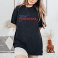 Miss Americana Fourth Of July Apparel Retro Independence Women's Oversized Comfort T-Shirt Black