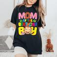 Mom And Dad Birthday Boy Monkey Family Matching Women's Oversized Comfort T-Shirt Black