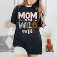 Mom And Dad Of The Wild One Birthday Girl Family Party Decor Women's Oversized Comfort T-Shirt Black
