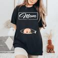 Mom Est 2024 Promoted To Mom 2024 Mother 2024 New Mom 2024 Women's Oversized Comfort T-Shirt Black