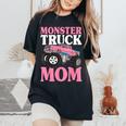 Monster Truck Mom Truck Lover Mom Women's Oversized Comfort T-Shirt Black