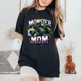 Monster Truck Race Racer Driver Mom Mother's Day Women's Oversized Comfort T-Shirt Black