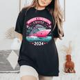 Mother And Daughter Cruise 2024 Family Trip 2024 Women's Oversized Comfort T-Shirt Black