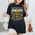 Mother's Day Blessed To Be Called Mom Grandma Great Grandma Women's Oversized Comfort T-Shirt Black
