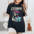 Expensive Difficult And Talks BackOn Back Mom Women's Oversized Comfort T-Shirt Black