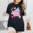 Next Stop Middle School Back To School Graduation Teacher Women's Oversized Comfort T-Shirt Black