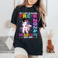 Pre-K Grad 2024 Unicorn Girls Preschool Graduation 2024 Women's Oversized Comfort T-Shirt Black