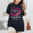 A Queen Was Born On May 4 4Th May Birthday Party Pink Women's Oversized Comfort T-Shirt Black