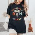 Registered Nurse Rn Nursing Nurse Women's Oversized Comfort T-Shirt Black