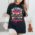 Retirement For 2024 Retired 2024 Women Women's Oversized Comfort T-Shirt Black