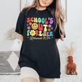 School's Out Forever Retirement 2024 Retired Teacher Summer Women's Oversized Comfort T-Shirt Black