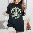 Shamrock N' Roll Icu Nicu Peds Er Patrick's Day Nurse Women's Oversized Comfort T-Shirt Black