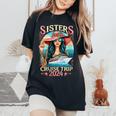 Sisters Cruise Trip 2024 Sister Cruising Vacation Trip Women's Oversized Comfort T-Shirt Black