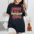 Spider Web Birthday Party Costume Mom Of The Birthday Girl Women's Oversized Comfort T-Shirt Black