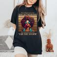 I Am The Storm Black History Melanin Black Empowerment Women's Oversized Comfort T-Shirt Black