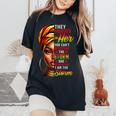 I Am The Storm Junenth Black History Month African Women Women's Oversized Comfort T-Shirt Black