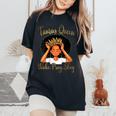 Taurus Queens Are Born In April 20 May 20 Women's Oversized Comfort T-Shirt Black