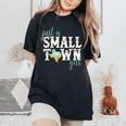 Texas Small Town Girl Hometown State Roots Home Women's Oversized Comfort T-Shirt Black