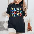 Toy Aunt Story Boy Mom Mother's Day For Womens Women's Oversized Comfort T-Shirt Black