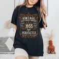 Vintage 1955 69Th Birthday 69 Year Old For Women Women's Oversized Comfort T-Shirt Black