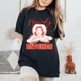 Vintage Howdy Bitches Rodeo Western Country Southern Cowgirl Women's Oversized Comfort T-Shirt Black