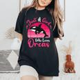 Vintage Orca Fish Lover Just A Girl Who Loves Orcas Women's Oversized Comfort T-Shirt Black