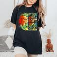 Volleyball- If You Want A Soft Serve N Girl Women's Oversized Comfort T-Shirt Black