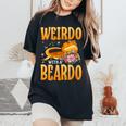 Weirdo With A Beardo Bearded Dragon Beardie Women's Oversized Comfort T-Shirt Black