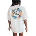 88 Years Loved Mom Grandma 88 Years Old 88Th Birthday Women's Oversized Comfort T-Shirt Back Print Ivory