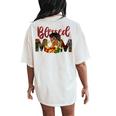 Blessed Mom Africa Black Woman Junenth Mother's Day Women's Oversized Comfort T-Shirt Back Print Ivory